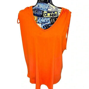 M•Fasis Women’s 3XL Orange Tank Top